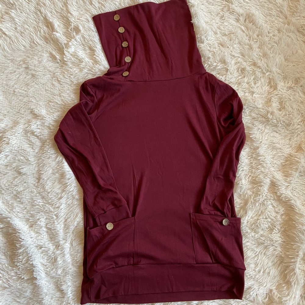 Turtleneck t-shirt